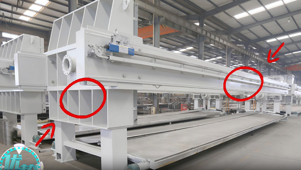 宏运压滤机的主梁结构介绍